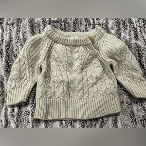 Banana Republic Cable Knit Sweater - wool cashmere blend